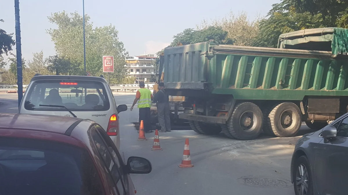 Προκαταρκτική έρευνα για τα έργα στη Γεωργιάδου μετά από καταγγελία για ζητήματα ασφάλειας