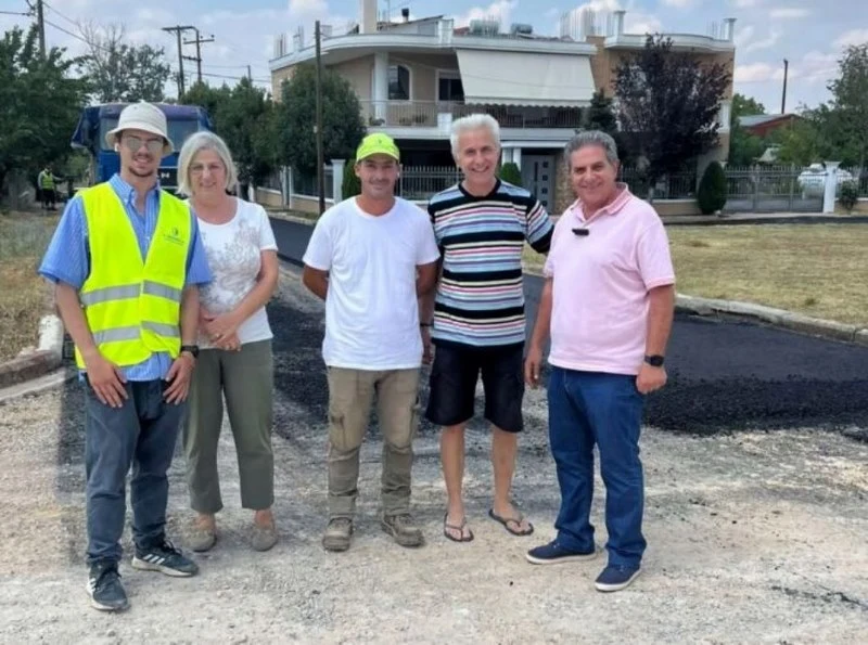 Ξεκίνησαν ασφαλτοστρώσεις στα Φάρσαλα