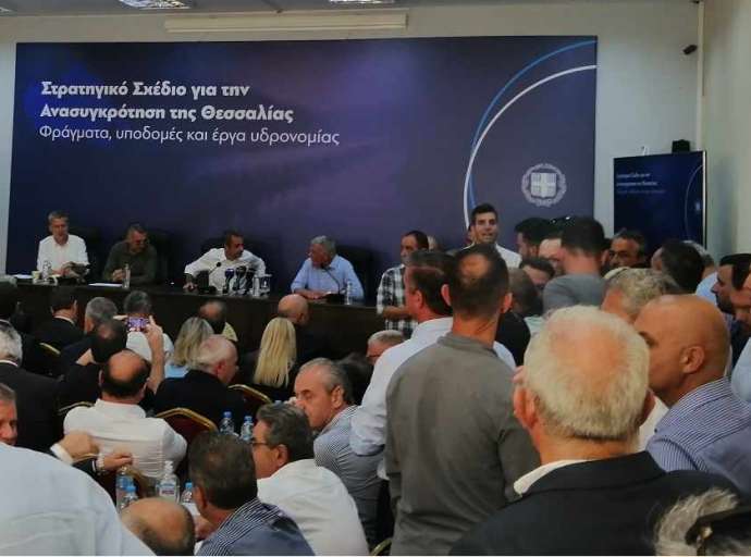 Παρουσίαση αντιπλημμυρικών έργων - Στο Δημαρχείο Κιλελέρ ο Κυριάκος Μητσοτάκης (VIDEOS &amp; ΦΩΤΟ)