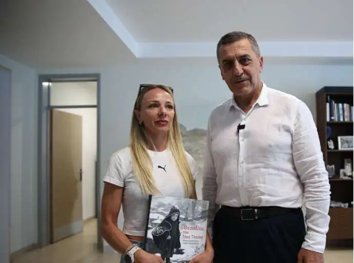 Επίσκεψη ουσίας της Αντιγόνης Ντρισμπιώτη στην Περιφέρεια