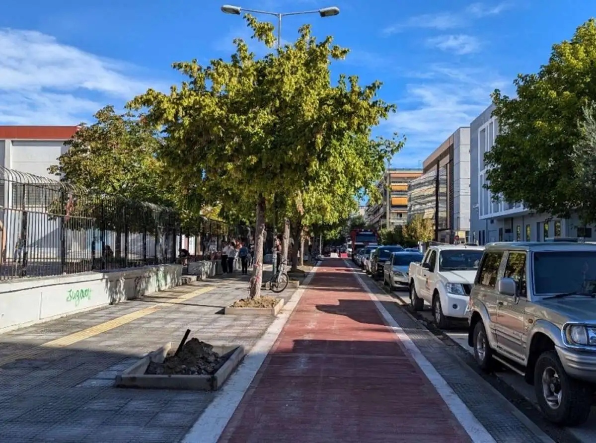 Σε νέο τμήμα τα έργα στην Ανθίμου Γαζή (ΦΩΤΟ)