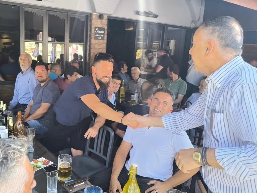 Στον Πλατύκαμπο με αγρότες και κτηνοτρόφους ο Χρήστος Κέλλας (ΦΩΤΟ)