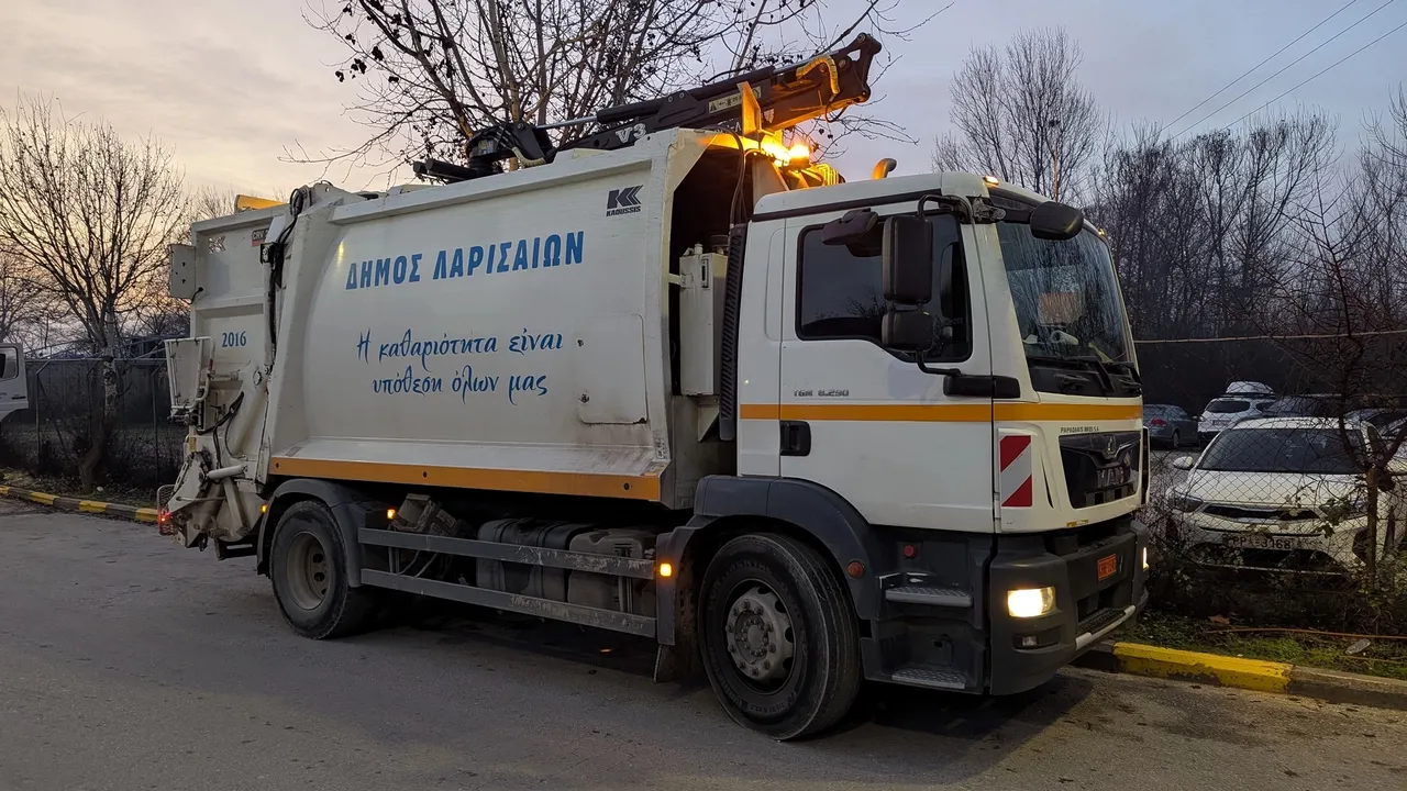 Πως θα γίνει η αποκομιδή απορριμμάτων τις μέρες των Χριστουγέννων στη Λάρισα