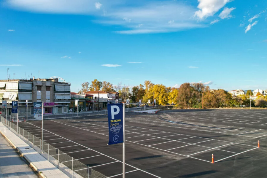 Σύγχρονο Parking 600 θέσεων για τους επισκέπτες του Μύλου των Ξωτικών