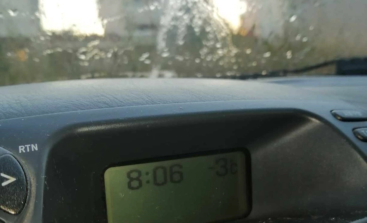 Με αρνητικές θερμοκρασίες ξημέρωσε η Λάρισα (ΧΑΡΤΗΣ)