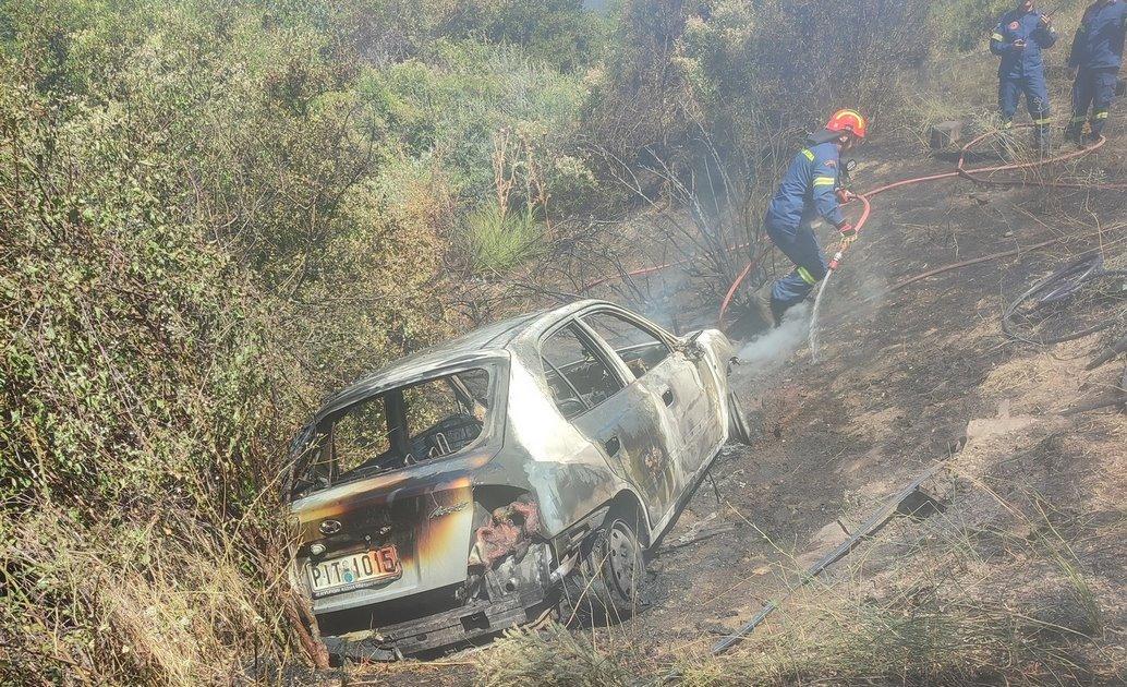 Φωτιά στην τοποθεσία Τσαϊρια του Κισσάβου